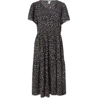 QS -qs Dress Black Talla: 34 | Vestidos Midi Outlet | Mujer | Negro