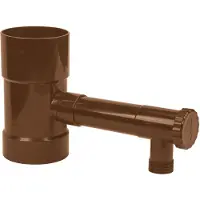 Bradas Colector de agua de lluvia con válvula de 100 mm, marca , modelo IBCLZ1-100-BR