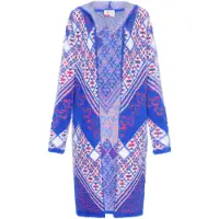 IZIA Cárdigan azul / rojo / offwhite