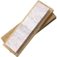 Lansky Soft Arkansas 8x2 LBS8SW piedra de afilar natural con caja de madera, 20 cm
