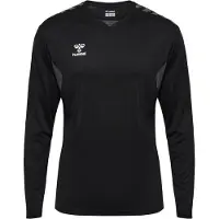 Hummel Camiseta funcional 'Authentic' gris / negro / blanco