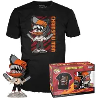 Funko POP! Camiseta De Manga Corta Chainsaw Man Chainsaw Man Leaping