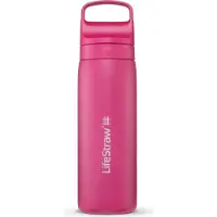 LifeStraw - Go Stainless Steel - Botella size 500 ml, fucsia