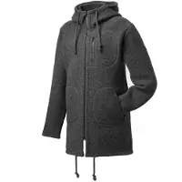 Mufflon - Patrick - parka de lana size M, gris/negro