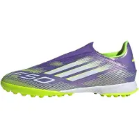Adidas adidasZapatilla de fútbol F50 League Laceless moqueta 47 1/3 Purple Rush / Cloud White / Lucid Lemon Unisex