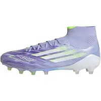 Adidas adidasBotas F50 Sparkfusion Elite Mid para césped natural seco y césped artificial 35 1/2 Violet Tone / Lucid Lemon / Purple Rush Mujer