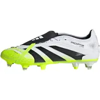 Adidas adidasBotas Predator Pro con lengüeta plegable para césped natural húmedo 40 2/3 Cloud White / Core Black / Lucid Lemon Unisex