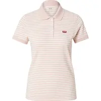 Levi's Camiseta 'Slim Polo Shirt' rosa / blanco