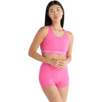 New Balance Nb Sleek Medium Support Sports Pink Talla: S | Sujetadores Deportivos Outlet | Mujer | Rosa