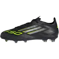 Adidas adidasBota de fútbol F50 Elite césped natural seco (niño) 28 Core Black / Iron Metallic / Lucid Lemon Niño