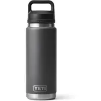 Yeti Coolers - Rambler Bottle Chug Cap - Botella térmica size 769 ml, negro/gris