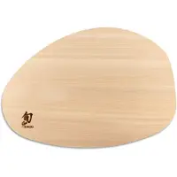 Kai Shun Hinoki Oval Cutting Board Size M, tabla de cortar madera de Hinoki, 32 cm x 22 cm