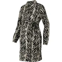 Vero moda Maternity Vestido camisero beige / kitt / negro