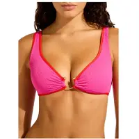 Seafolly - Women's Beach Bound Ring Front Tank - Parte superior de bikini size 42, naranja