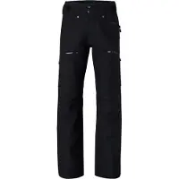 Norrøna - Pantalones de esquí - Lofoten Gore-Tex Pants M Caviar Black - Talla XL - Negro