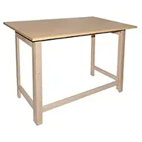 Wellhome Acabado De Tablero De Mesa Plegable De Madera Sin Barniz 100x6075 Cm