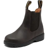 Bisgaard Botas 'Kim' chocolate / negro / blanco