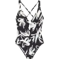 French Connection Traje de baño negro / blanco