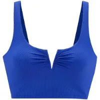 Venice beach Top de bikini azul real