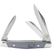 Buck Cadet 0303GYS2 Satin 420HC, Gray Synthetic Nickel Silver, navaja