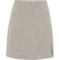 We fashion Skirt Mini Length Grey Talla: L | Mini Faldas Outlet | Mujer | Gris