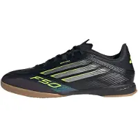 Adidas adidasZapatilla F50 League Indoor 48 2/3 Core Black / Iron Metallic / Lucid Lemon Unisex