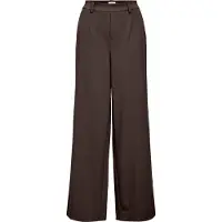 Object Pantalón plisado 'OBJLisa' chocolate
