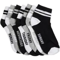We fashion Calcetines gris / negro / blanco