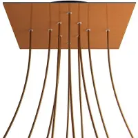 Creative Cables Krovnq4010f108 Xxl Rose-one Square Satin-kit De Cobre Rosado