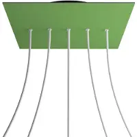 Creative Cables Krovnq405lf116 Xxl Rose-one Square Prado Verde Kit De Rosas