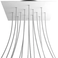Creative Cables Krovnq4014f102 Xxl Rose-one Square Mate Blanco Kit De Rosas