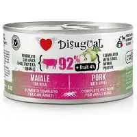 Disugual Comida Húmeda Para Perros De Cerdo Y Manzana En Salsa 12x150g