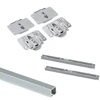 Emuca Sistema De Flujo En Formato De Kit Para Armario De Madera De 2 Puertas
