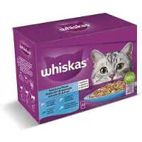 Mars Whiskas Multipack Pescado 12x85g Bocaditos Para Gatos 4 Unidades