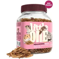 Mealberry Littleone Snack Gusanos De La Harina Snack Para Roedores 70g 6 Unidades