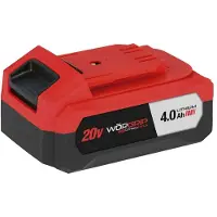 Worgrip Batería para linterna , 4Ah, 20V, color rojo. Marca: Rot. Talla única