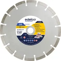 Edelco Disco De Diamante De Construcción Universal U4 350x20 Mm