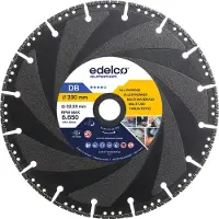 Edelco Disco De Diamante Universal De Corte Superrápido Db 125x22mm