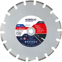 Edelco Disco De Diamante Para Asfalto A4 300x20 Mm