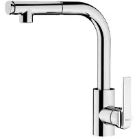 Teka IN 938 PLUS, Grifo monomando, Cromo, Cromo, Autocerrado, Difusor de spray, Cartucho cerámico