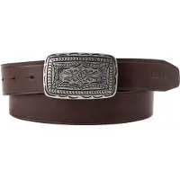 Levi's Western Plaque Belt In Chicory Coffee Talla: 80 | Cinturones Outlet | Hombre | Marrón
