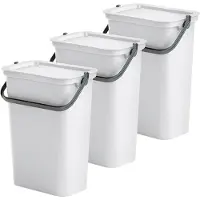 Wellhome Papelera De Reciclaje Moda 10l 3 Unidades