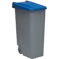 Wellhome Contenedor De Reciclaje Cerrado + 3 Bolsas De Basura De 110l 42x57x88 Cm 10 Unidades