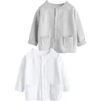 Next Cárdigan gris / blanco