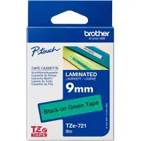 Brother Cartucho De Cinta Tze-721 9 Mm 8 M