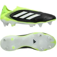 Adidas adidasBota sin cordones Copa Pure 3 Elite para césped natural húmedo 40 Core Black / Cloud White / Lucid Lemon Unisex