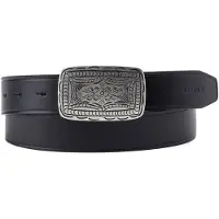 Levi's Western Plaque Belt In Black Talla: 80 | Cinturones Outlet | Hombre | Negro