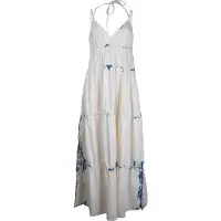 AllSaints Sulli Denim Dress Bleach White Talla: 42 | Vestidos Maxi Outlet | Mujer | Azul