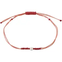 Pilgrim Pulsera 'Birthstones' rojo / blanco