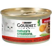 Purina Comida Para Gatos Gourmet Nature De Buey 85g 24 Unidades